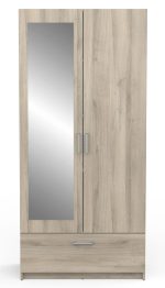 Ντουλάπα Coben δίφυλλη-Δρυς - Image 2