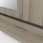 Ντουλάπα Coben δίφυλλη-Δρυς - Image 3