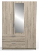 Ντουλάπα Coben τρίφυλλη-Δρυς - Image 2