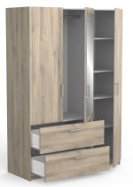 Ντουλάπα Coben τρίφυλλη-Δρυς - Image 3