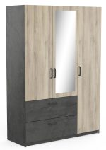 Ντουλάπα Coben τρίφυλλη-Drus-Gkri