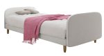 Επενδυμένο κρεβάτι Hot III-Gkri Anoixto-120 x 200