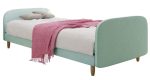Επενδυμένο κρεβάτι Hot III-Prasino-90 x 200
