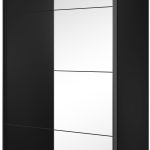 Ντουλάπα συρόμενη Delta II-150x61x210-Μαύρο