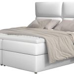 Επενδυμένο κρεβάτι Alert-160 x 200-Leuko