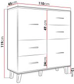 Μπουφές Lotta - Image 3