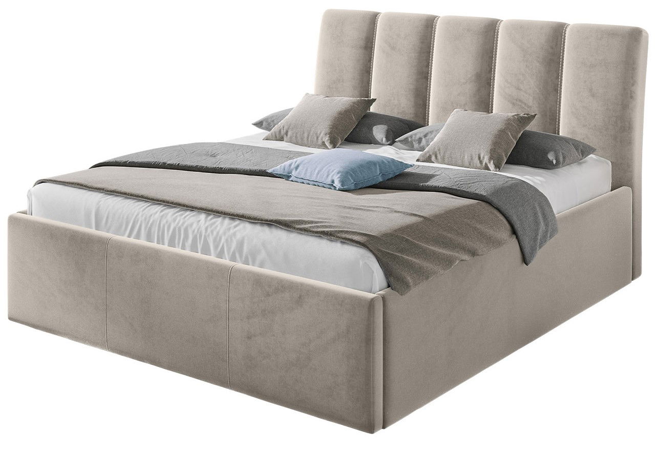 image_676199_sensi_8_ Επενδυμένο κρεβάτι Sensi-Mpez-140 x 200 - Image 1