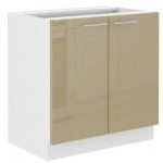 Επιδαπέδιο ντουλάπι νεροχύτη Lyona 80 ZL 2F BB-Cappuccino