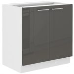 Επιδαπέδιο ντουλάπι Lyona 80 D 2F BB-Gkri