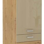 Επιδαπέδιο ντουλάπι ψυγείου Artista 60 LO 210 2F-Cappuccino