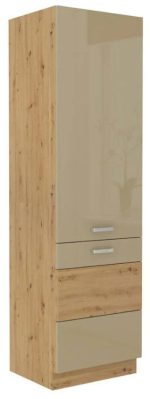 Επιδαπέδιο ντουλάπι ψυγείου Artista 60 LO 210 2F-Cappuccino