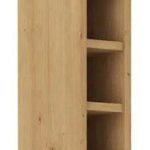 Κρεμαστό ντουλάπι με ράφια Yvette 15 G 90 OTW-Λευκό