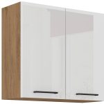 Κρεμαστό ντουλάπι Virgo 80 G 72 2F-Leuko