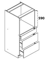 Επιδαπέδιο ντουλάπι Virgo 60 DPS 145 3S-Leuko