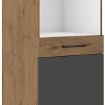 Επιδαπέδιο ντουλάπι Virgo 60 DP 145 1F BB-Anthraki