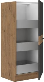 Επιδαπέδιο ντουλάπι Virgo 50 DK 145 1F (3S) BB-Anthraki - Image 2