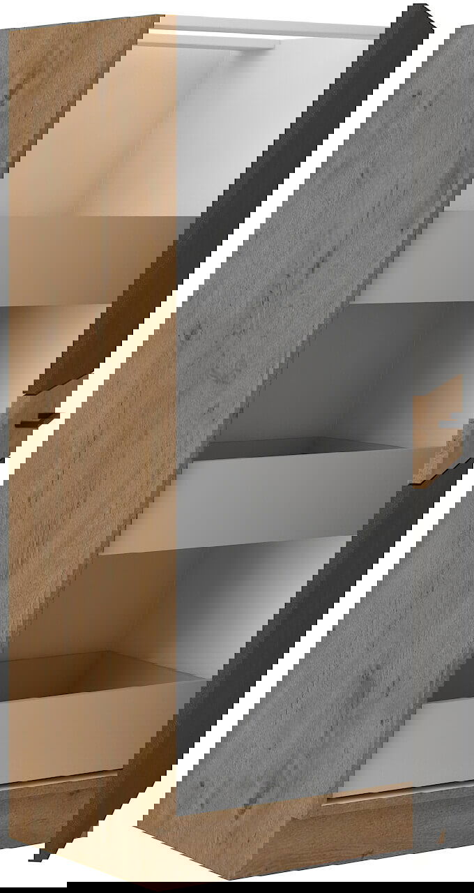 Επιδαπέδιο ντουλάπι Virgo 50 DK 145 1F (3S) BB-Anthraki - Image 2