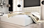 Επενδυμένο κρεβάτι Britney-160 x 200-Leuko - Image 2