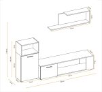 Σύνθετο σαλονιού Navabi-Leuko