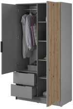 Ντουλάπα Nolan Δίφυλλη-Gkri - Image 2