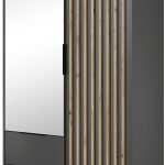 Ντουλάπα Nolan Δίφυλλη με καθρέπτη-Grafitis