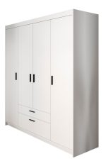 Ντουλάπα τετράφυλλη Elena 4D-Leuko