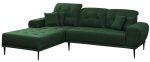 Γωνιακός καναπές Rapallo-Prasino-Αριστερή