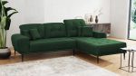 Γωνιακός καναπές Rapallo-Prasino-Δεξιά