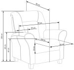 Πολυθρόνα Relax Vinci-Gkri - Image 2