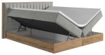 Επενδυμένο κρεβάτι Harmonica-Gkri Skouro-180 x 200 - Image 4