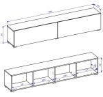 Έπιπλο τηλεόρασης Fairy -Mauro - Image 3