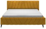 Επενδυμένο κρεβάτι Calisty-Moustardi-180 x 200