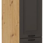 Επιδαπέδιο ντουλάπι Yvette 40 DK 210 2F-Γραφίτης