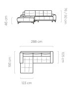 Γωνιακός καναπές Savana-Αριστερή-Petrol - Image 3