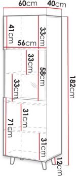 Βιτρίνα Vamos 200 - Image 3