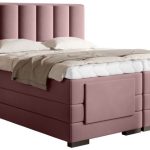 Επενδυμένο κρεβάτι Villard με στρώμα και ανώστρωμα-Somon-160 x 200