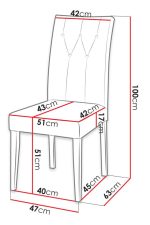Καρέκλα Marcia S67 Plus-Prasino - Image 3