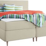 Επενδυμένο κρεβάτι Flo με στρώμα και ανώστρωμα-Mpez-160 x 200