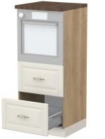 Επιδαπέδιο ντουλάπι φούρνου ψηλό Toscana K14-60-2MB-Δρυς - Image 2