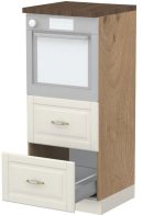 Επιδαπέδιο ντουλάπι φούρνου ψηλό Toscana K14-60-2MB-Καρυδί