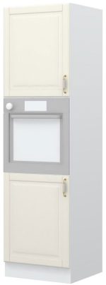 Επιδαπέδιο ντουλάπι φούρνου ψηλό Toscana K21-60-2KR-Λευκό - Image 2