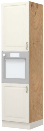 Επιδαπέδιο ντουλάπι φούρνου ψηλό Toscana K23-60-2KR-Καρυδί