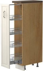 Επιδαπέδιο ντουλάπι ψηλό Toscana K14-30-1KZ-Καρυδί - Image 2