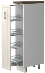 Επιδαπέδιο ντουλάπι ψηλό Toscana K14-30-1KZ-Λευκό