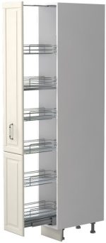 Επιδαπέδιο ντουλάπι ψηλό Toscana K21-30-1KZ-Λευκό - Image 2