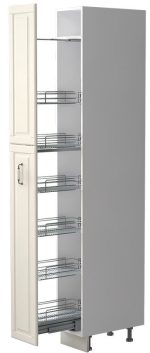 Επιδαπέδιο ντουλάπι ψηλό Toscana K23-30-1KZ-Λευκό - Image 2