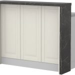 Πάγκος νησίδας Toscana-Μήκος: 120 εκ.-Black stone
