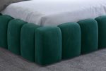 Επενδυμένο κρεβάτι Mercy-Prasino-160 x 200 - Image 5