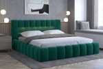 Επενδυμένο κρεβάτι Mercy-Prasino-180 x 200 - Image 2