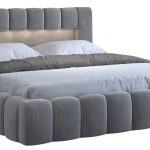 Επενδυμένο κρεβάτι Mercy-Gkri-160 x 200